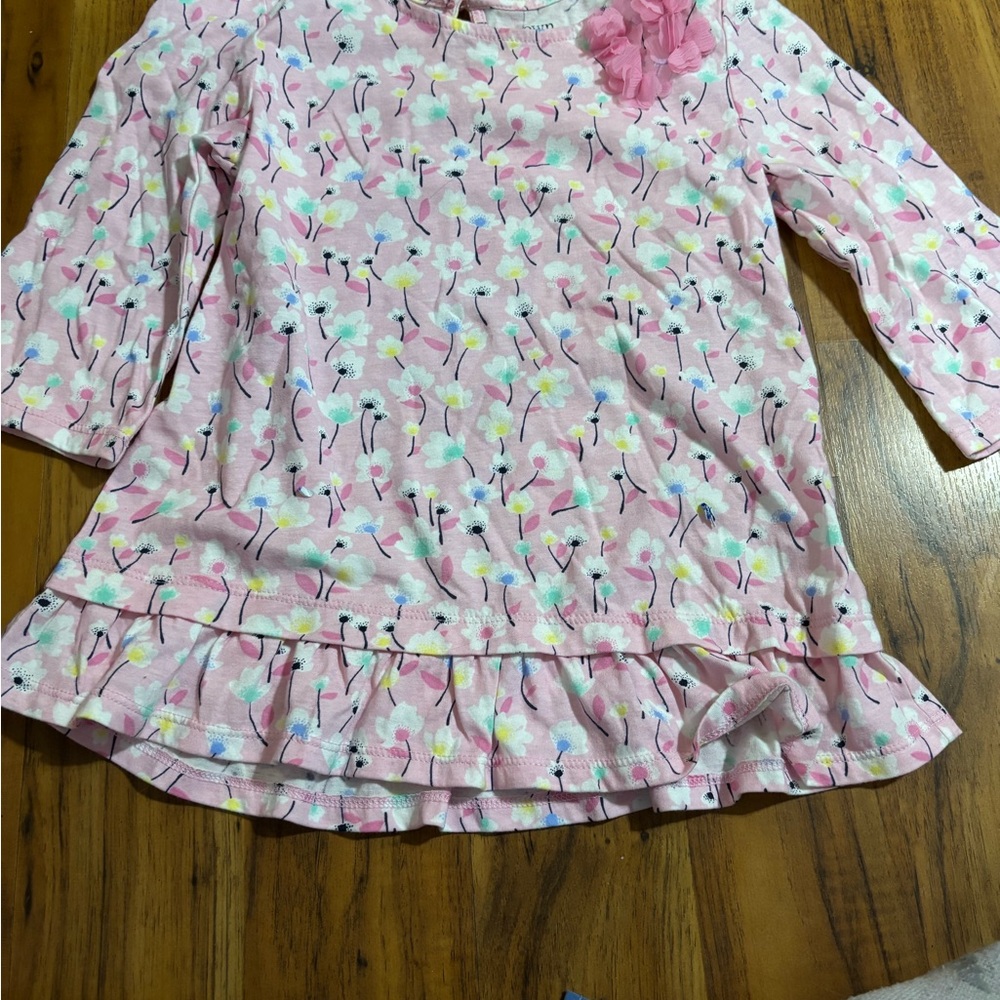 Floral Pink Kids top
